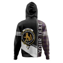 ScotsTee Shop Scottish Gillies Weathered Clan Crest Tartan Hoodie Quarter Personalized