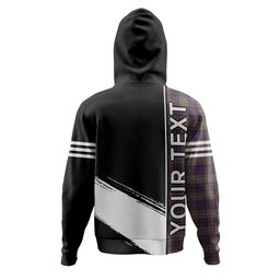 ScotsTee Shop Scottish Gillies Weathered Clan Crest Tartan Hoodie Quarter Personalized