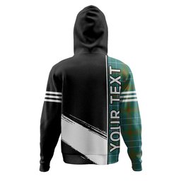 ScotsTee Shop Scottish Edmonstone Ancient Clan Crest Tartan Hoodie Quarter Personalized
