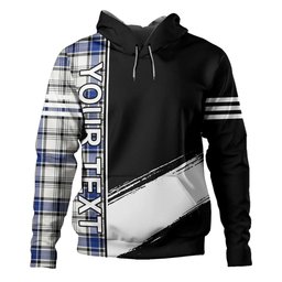 ScotsTee Shop Scottish Haney Modern Clan Crest Tartan Hoodie Quarter Personalized