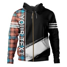 ScotsTee Shop Scottish Haney Dress Modern Clan Crest Tartan Hoodie Quarter Personalized