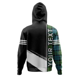 ScotsTee Shop Scottish Dundas Ancient Clan Crest Tartan Hoodie Quarter Personalized