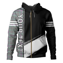ScotsTee Shop Scottish Halliday (Holliday) Modern Clan Crest Tartan Hoodie Quarter Personalized