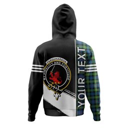 ScotsTee Shop Scottish Farquharson Ancient Clan Crest Tartan Hoodie Quarter Personalized