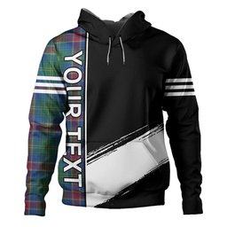 ScotsTee Shop Scottish Hart Modern Clan Crest Tartan Hoodie Quarter Personalized