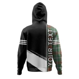 ScotsTee Shop Scottish Gayre Ancient Clan Crest Tartan Hoodie Quarter Personalized