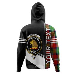 ScotsTee Shop Scottish Fairlie Modern Clan Crest Tartan Hoodie Quarter Personalized
