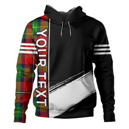 ScotsTee Shop Scottish Fairlie Modern Clan Crest Tartan Hoodie Quarter Personalized