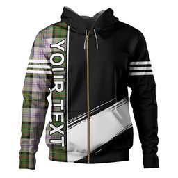ScotsTee Shop Scottish Firth of Tay (Gillies Dress) Ancient Clan Crest Tartan Hoodie Quarter Personalized