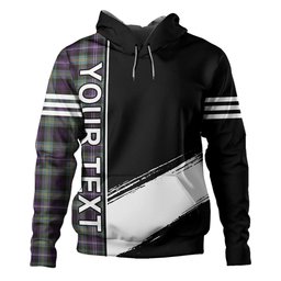 ScotsTee Shop Scottish Dyce Weathered Clan Crest Tartan Hoodie Quarter Personalized