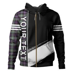 ScotsTee Shop Scottish Dyce Weathered Clan Crest Tartan Hoodie Quarter Personalized