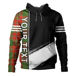 ScotsTee Shop Scottish Hay Ancient Clan Crest Tartan Hoodie Quarter Personalized