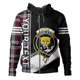 ScotsTee Shop Scottish Little Dress Modern Clan Crest Tartan Hoodie Quarter Personalized