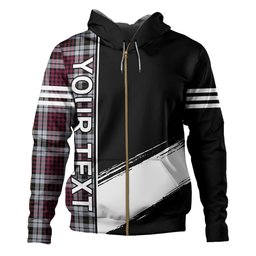 ScotsTee Shop Scottish Little Dress Modern Clan Crest Tartan Hoodie Quarter Personalized