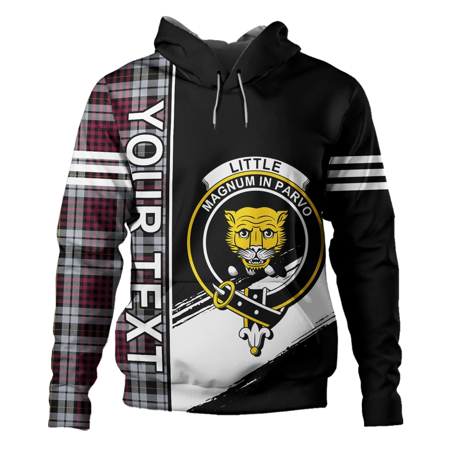 ScotsTee Shop Scottish Little Dress Modern Clan Crest Tartan Hoodie Quarter Personalized