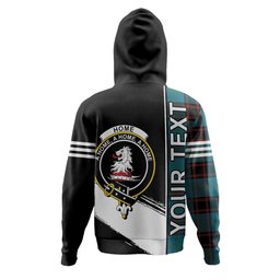 ScotsTee Shop Scottish Home Ancient Clan Crest Tartan Hoodie Quarter Personalized