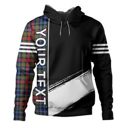 ScotsTee Shop Scottish MacDonald of P.E. Island (Donald of P.E. Island) Modern Clan Crest Tartan Hoodie Quarter Personalized