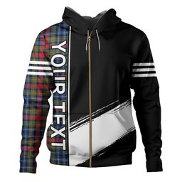 ScotsTee Shop Scottish MacDonald of P.E. Island (Donald of P.E. Island) Modern Clan Crest Tartan Hoodie Quarter Personalized
