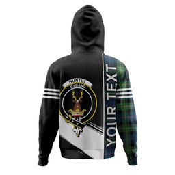 ScotsTee Shop Scottish Huntly Gordon Gathering 2000 Modern Clan Crest Tartan Hoodie Quarter Personalized