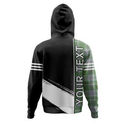ScotsTee Shop Scottish Irvine of Glentulchan Modern Clan Crest Tartan Hoodie Quarter Personalized