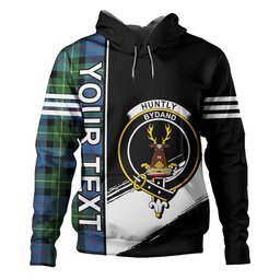 ScotsTee Shop Scottish Huntly Gordon Gathering 2000 Ancient Clan Crest Tartan Hoodie Quarter Personalized
