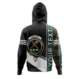 ScotsTee Shop Scottish Hislop #2 Ancient Clan Crest Tartan Hoodie Quarter Personalized