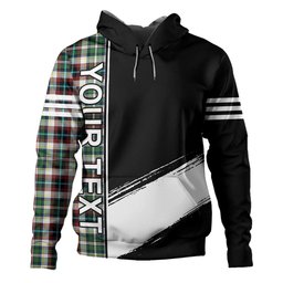 ScotsTee Shop Scottish Innes Dress Dance Clan Crest Tartan Hoodie Quarter Personalized
