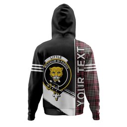 ScotsTee Shop Scottish Little of Morton Rigg Ancient Clan Crest Tartan Hoodie Quarter Personalized