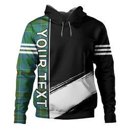 ScotsTee Shop Scottish Hunter of Hunterston (Michael of Hunterston) Ancient Clan Crest Tartan Hoodie Quarter Personalized