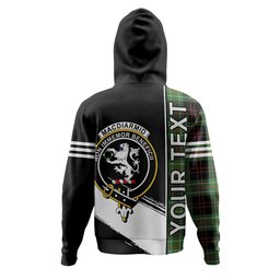 ScotsTee Shop Scottish MacDiarmid Ancient Clan Crest Tartan Hoodie Quarter Personalized