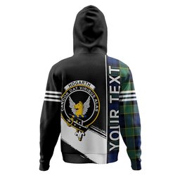 ScotsTee Shop Scottish Hogarth Modern Clan Crest Tartan Hoodie Quarter Personalized