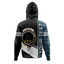 ScotsTee Shop Scottish Leith District Modern Clan Crest Tartan Hoodie Quarter Personalized