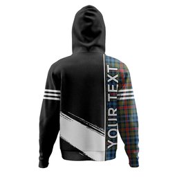 ScotsTee Shop Scottish MacDonald of P.E. Island (Donald of P.E. Island) Ancient Clan Crest Tartan Hoodie Quarter Personalized