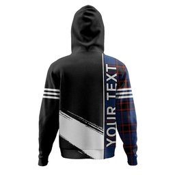 ScotsTee Shop Scottish Home Modern Clan Crest Tartan Hoodie Quarter Personalized