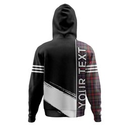 ScotsTee Shop Scottish MacDonald of P.E. Island (Donald of P.E. Island) Weathered Clan Crest Tartan Hoodie Quarter Personalized