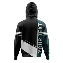 ScotsTee Shop Scottish Lockhart Modern Clan Crest Tartan Hoodie Quarter Personalized