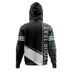 ScotsTee Shop Scottish Lennie Ancient Clan Crest Tartan Hoodie Quarter Personalized