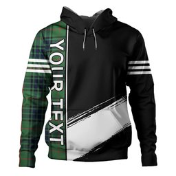 ScotsTee Shop Scottish Lauder Modern Clan Crest Tartan Hoodie Quarter Personalized