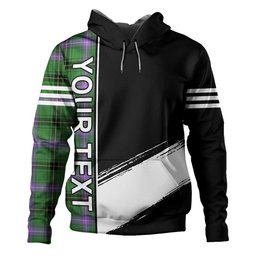 ScotsTee Shop Scottish Henderson Ancient Clan Crest Tartan Hoodie Quarter Personalized