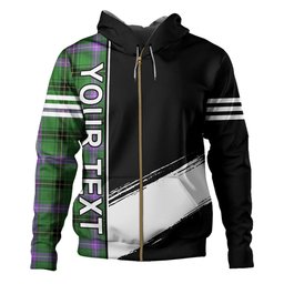 ScotsTee Shop Scottish Henderson Ancient Clan Crest Tartan Hoodie Quarter Personalized