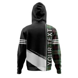 ScotsTee Shop Scottish MacDiarmid Modern Clan Crest Tartan Hoodie Quarter Personalized
