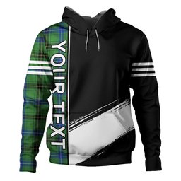 ScotsTee Shop Scottish Henderson Modern Clan Crest Tartan Hoodie Quarter Personalized