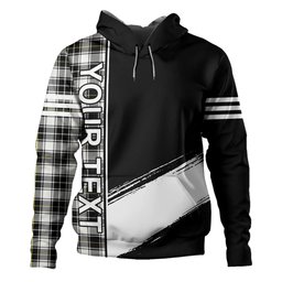 ScotsTee Shop Scottish MacFie of Colonsay Dress (MacPhee of Colonsay Dress) Modern Clan Crest Tartan Hoodie Quarter Personalized