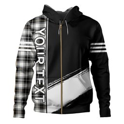 ScotsTee Shop Scottish MacFie of Colonsay Dress (MacPhee of Colonsay Dress) Ancient Clan Crest Tartan Hoodie Quarter Personalized