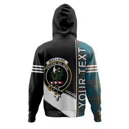 ScotsTee Shop Scottish MacLaine of LochBuie Hunting (MacLaine) Ancient Clan Crest Tartan Hoodie Quarter Personalized