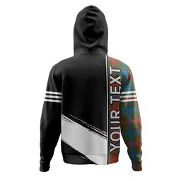 ScotsTee Shop Scottish Wilson Ancient Clan Crest Tartan Hoodie Quarter Personalized