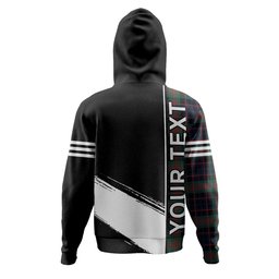 ScotsTee Shop Scottish Newlands (Walker Newlands) Modern Clan Crest Tartan Hoodie Quarter Personalized