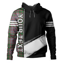 ScotsTee Shop Scottish MacPherson of Glentruim Modern Clan Crest Tartan Hoodie Quarter Personalized