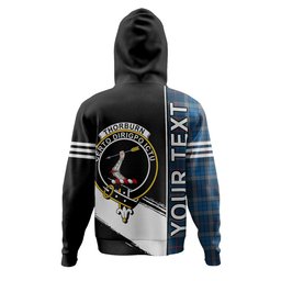 ScotsTee Shop Scottish Thorburn (Thurburn) Modern Clan Crest Tartan Hoodie Quarter Personalized