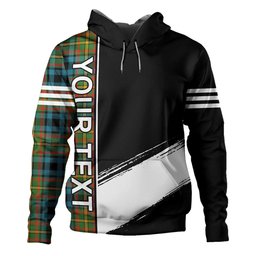 ScotsTee Shop Scottish MacLeish Ancient Clan Crest Tartan Hoodie Quarter Personalized